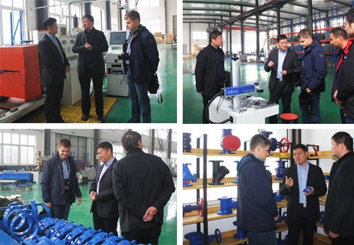 俄羅斯客戶(hù)來(lái)訪般德閥門(mén)