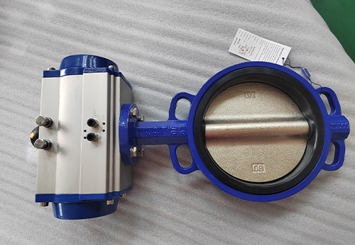 浙江某公司采購般德氣動對夾蝶閥